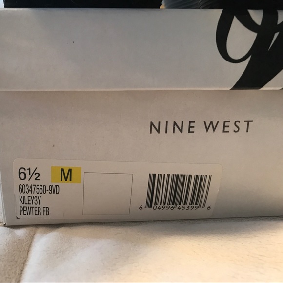 Nine West - Pewter Wedges - Picture 4 of 4